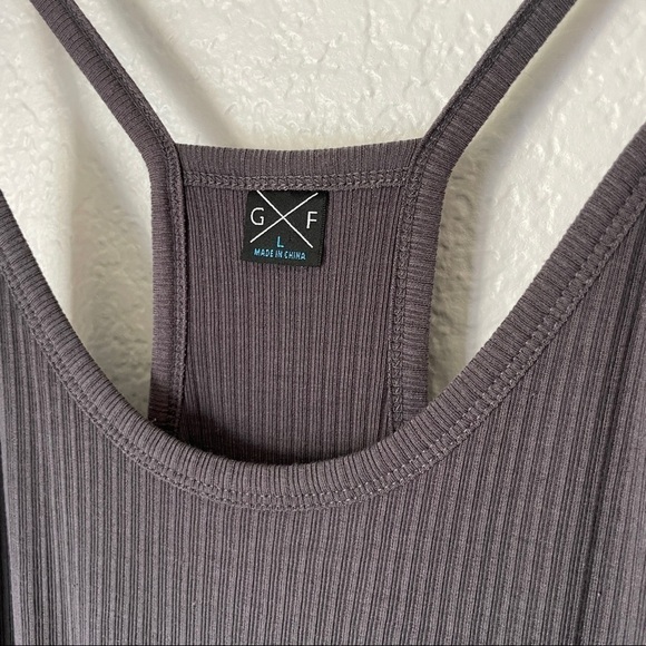 GENTLE FAWN Racer Back Midi Ribbed Size L - Picture 3 of 3